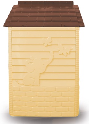 Casita de Juegos Jardin Little Home Beige